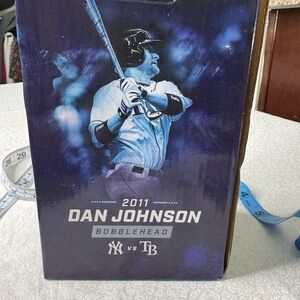 Dan Johnson 2011 Bobblehead NY v s TB new in the original box comes with bat